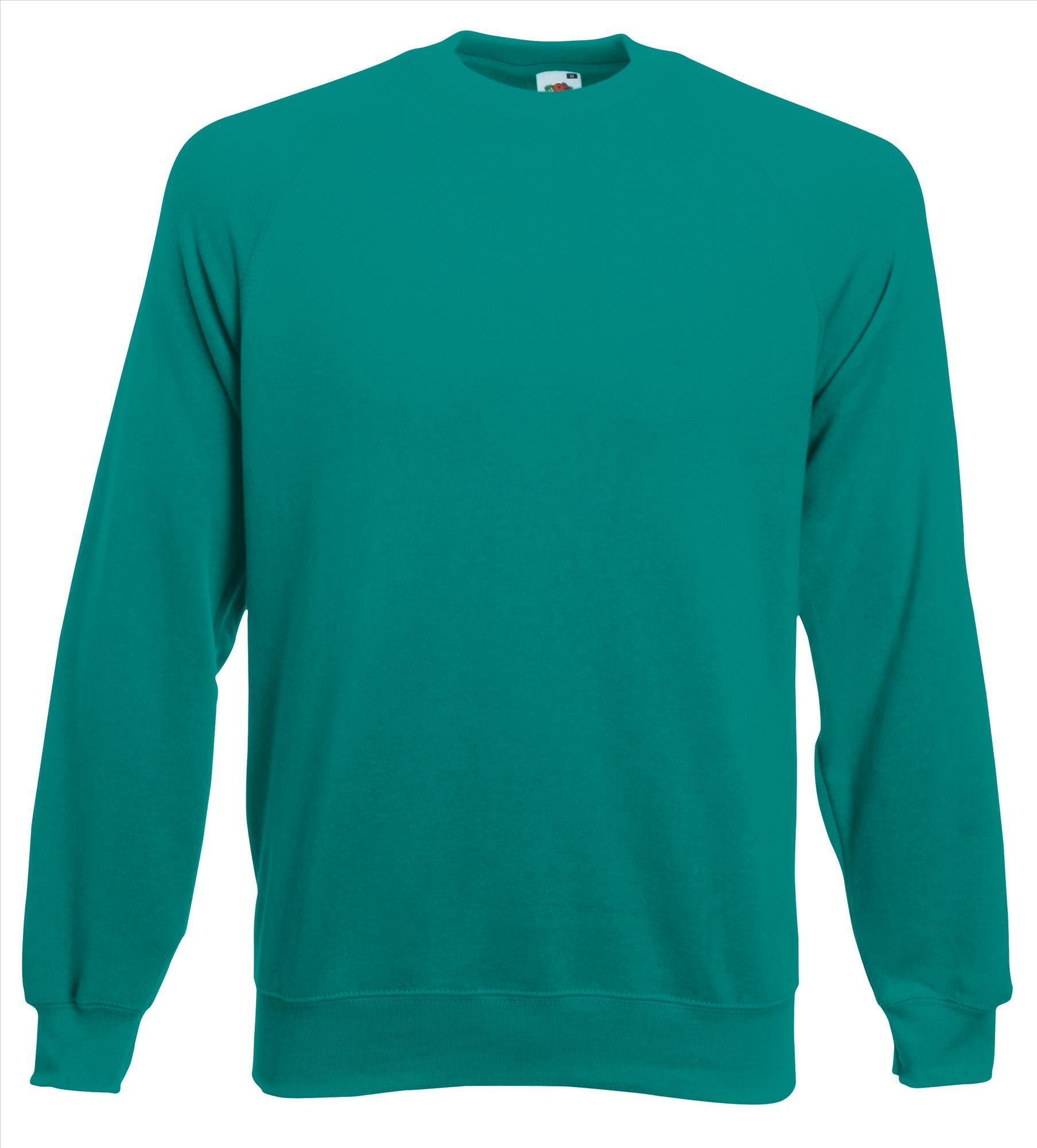 Sweater emerald voor mannen bedrukbaar te personaliseren sweatshirts