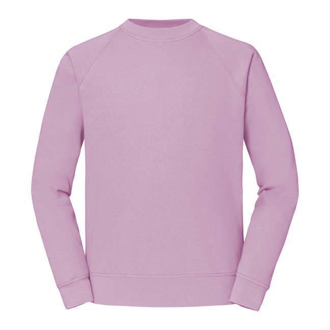 Sweater lichtroze voor mannen bedrukbaar te personaliseren sweatshirts