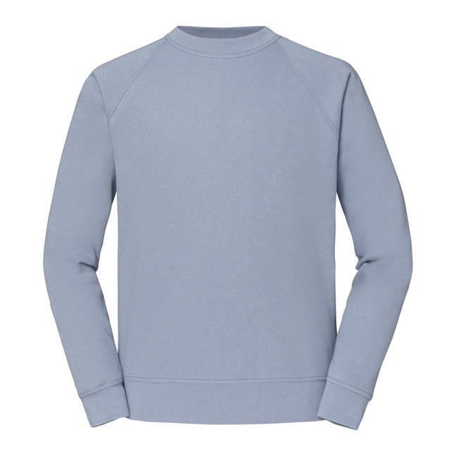 Sweater mineral blue voor mannen bedrukbaar te personaliseren sweatshirts