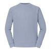 Sweater mineral blue voor mannen bedrukbaar te personaliseren sweatshirts