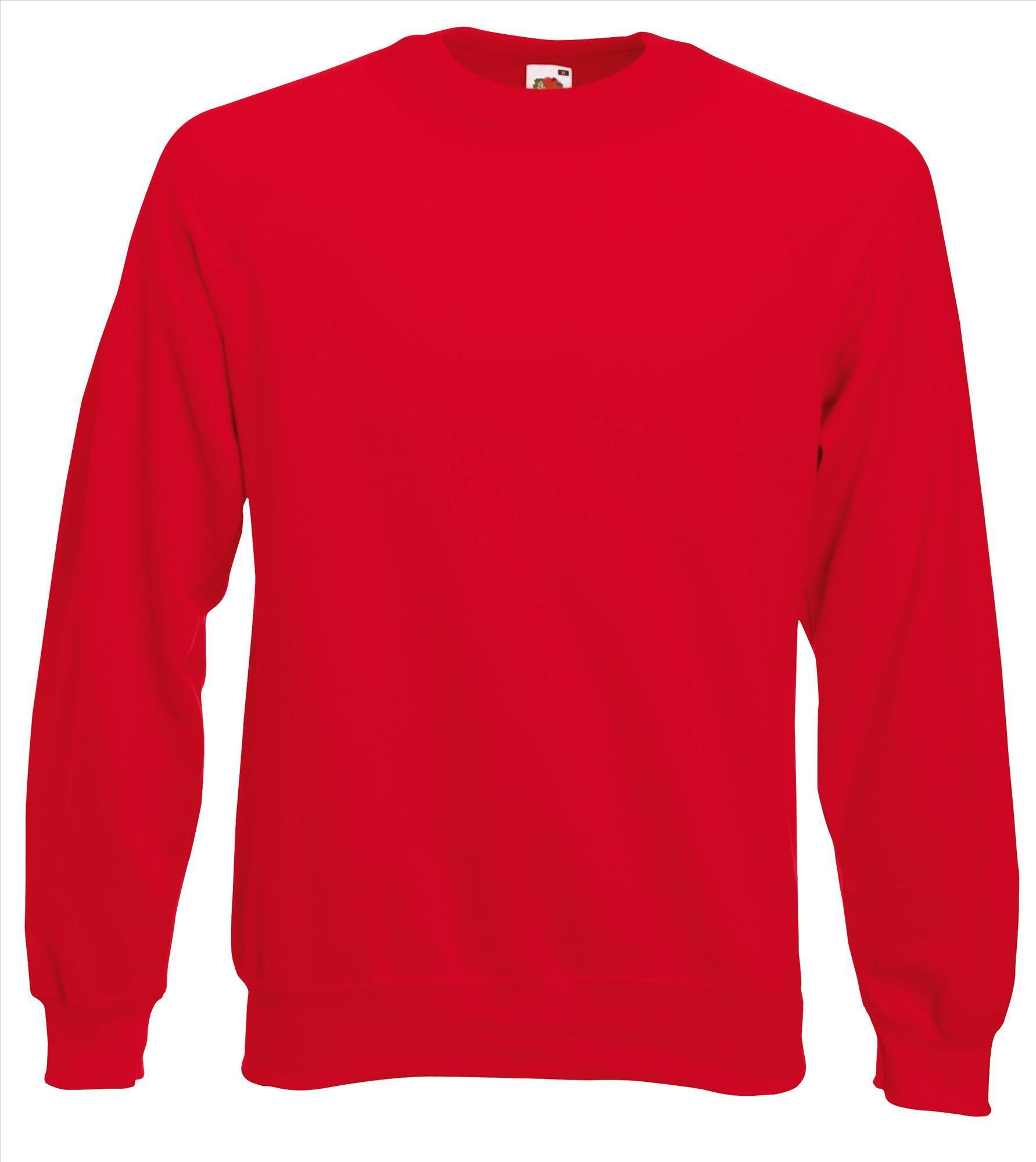 Sweater rood voor mannen bedrukbaar te personaliseren sweatshirts
