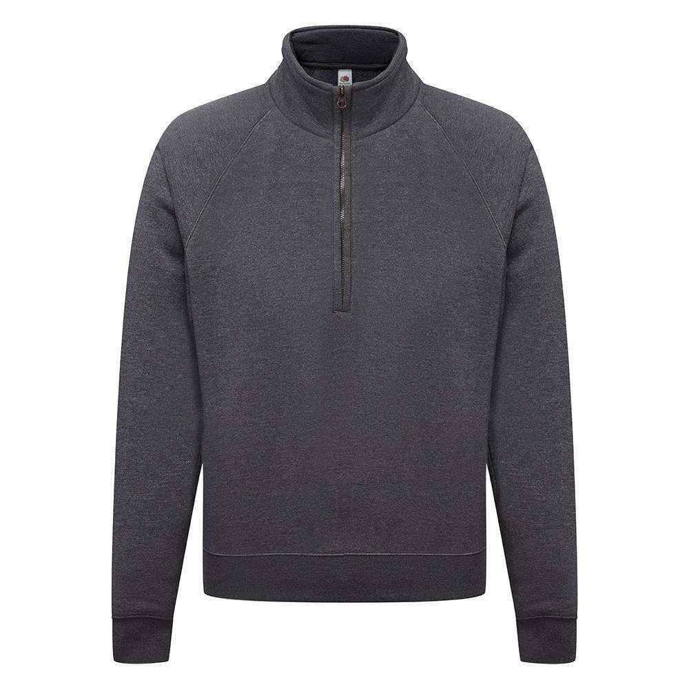 Sweater voor hem in de kleur donker gemêleerd grijs te personaliseren