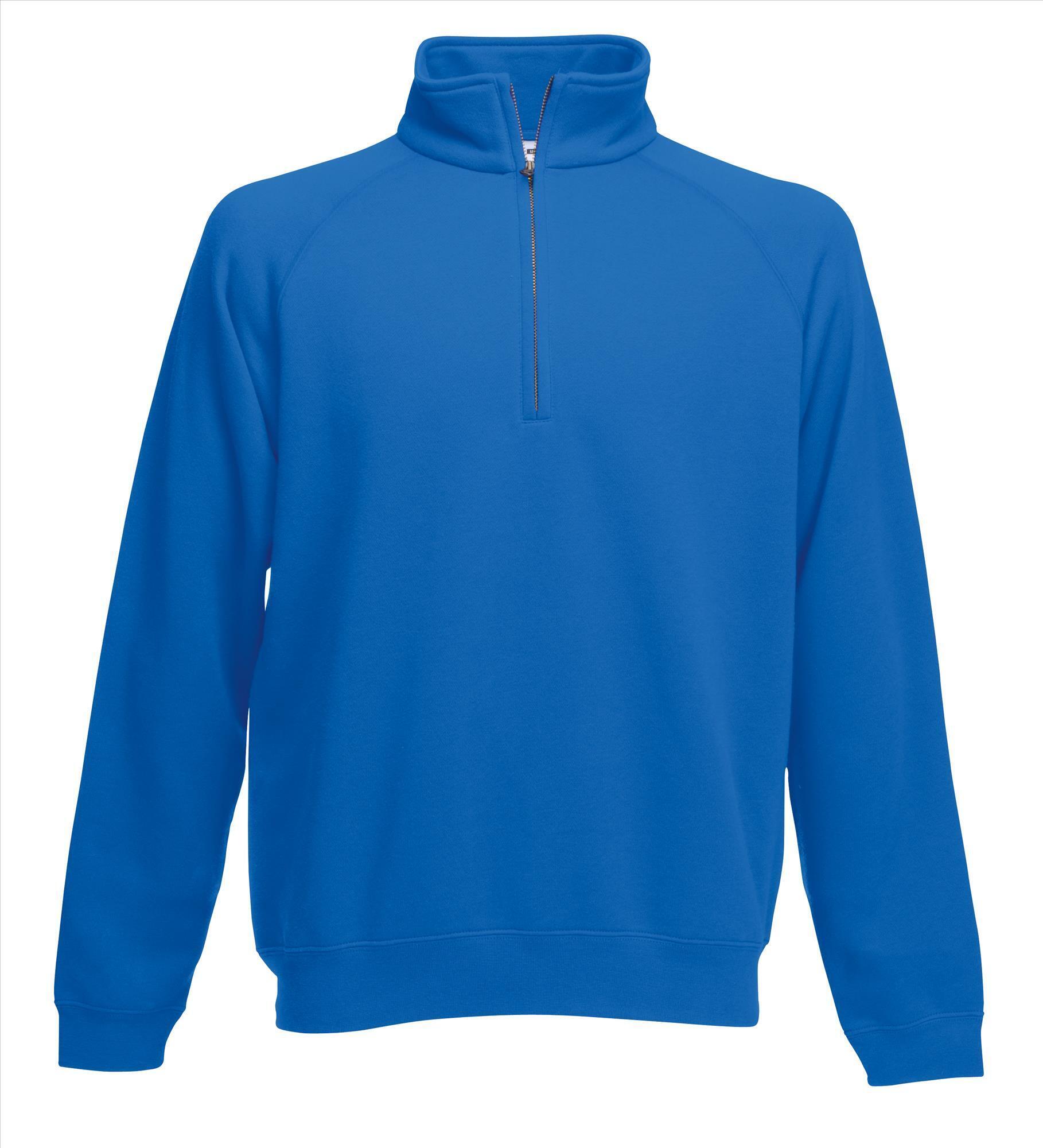 Sweater voor hem in de kleur royal blauw te personaliseren