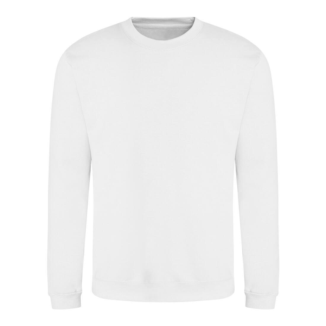 Sweater voor heren arctic white Just Hoods te personaliseren
