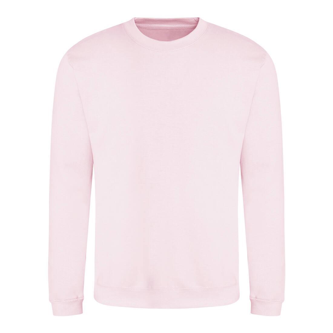 Sweater voor heren baby pink Just Hoods te personaliseren