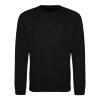 Sweater voor heren black smoke Just Hoods te personaliseren