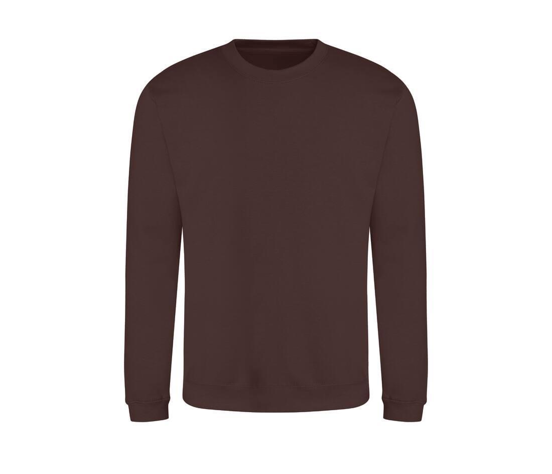 Sweater voor heren chocolate fudge brownie Just Hoods te personaliseren