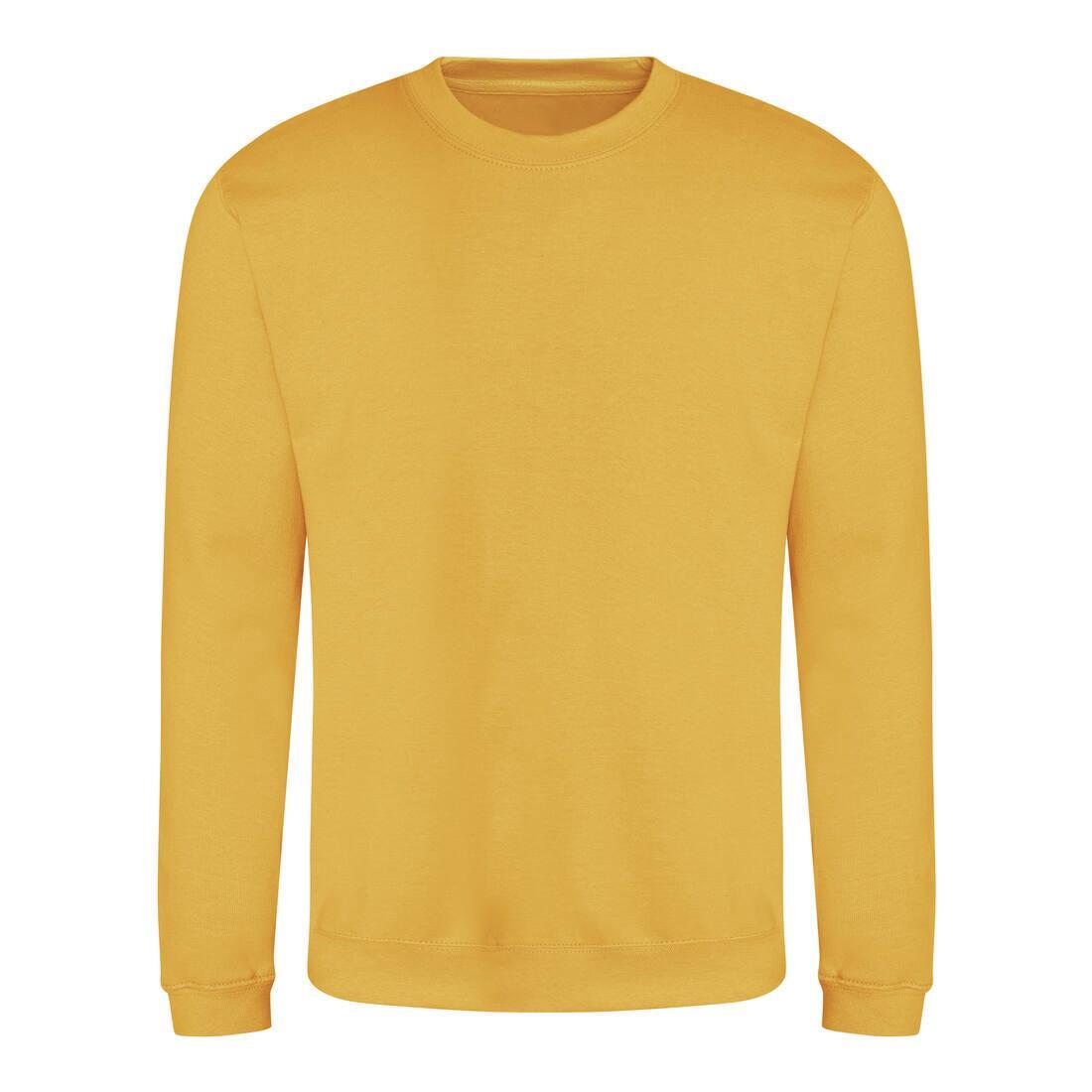 Sweater voor heren goud Just Hoods te personaliseren