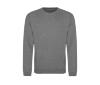 Sweater voor heren graphite heather Just Hoods te personaliseren