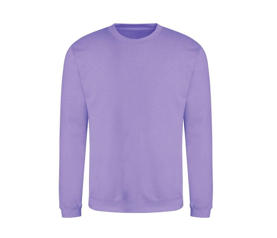 Sweater voor heren lavendel merk Just Hoods te personaliseren