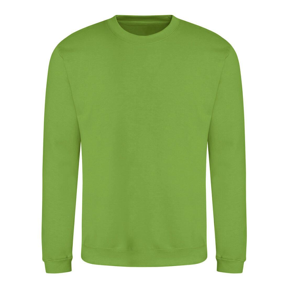 Sweater voor heren lime green Just Hoods te personaliseren