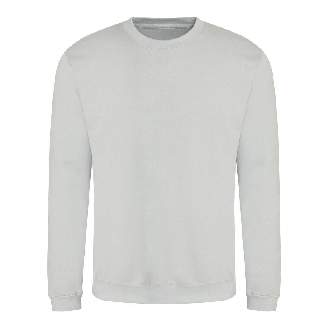 Sweater voor heren moondust grey Just Hoods te personaliseren