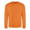 Sweater voor heren oranje crush Just Hoods te personaliseren