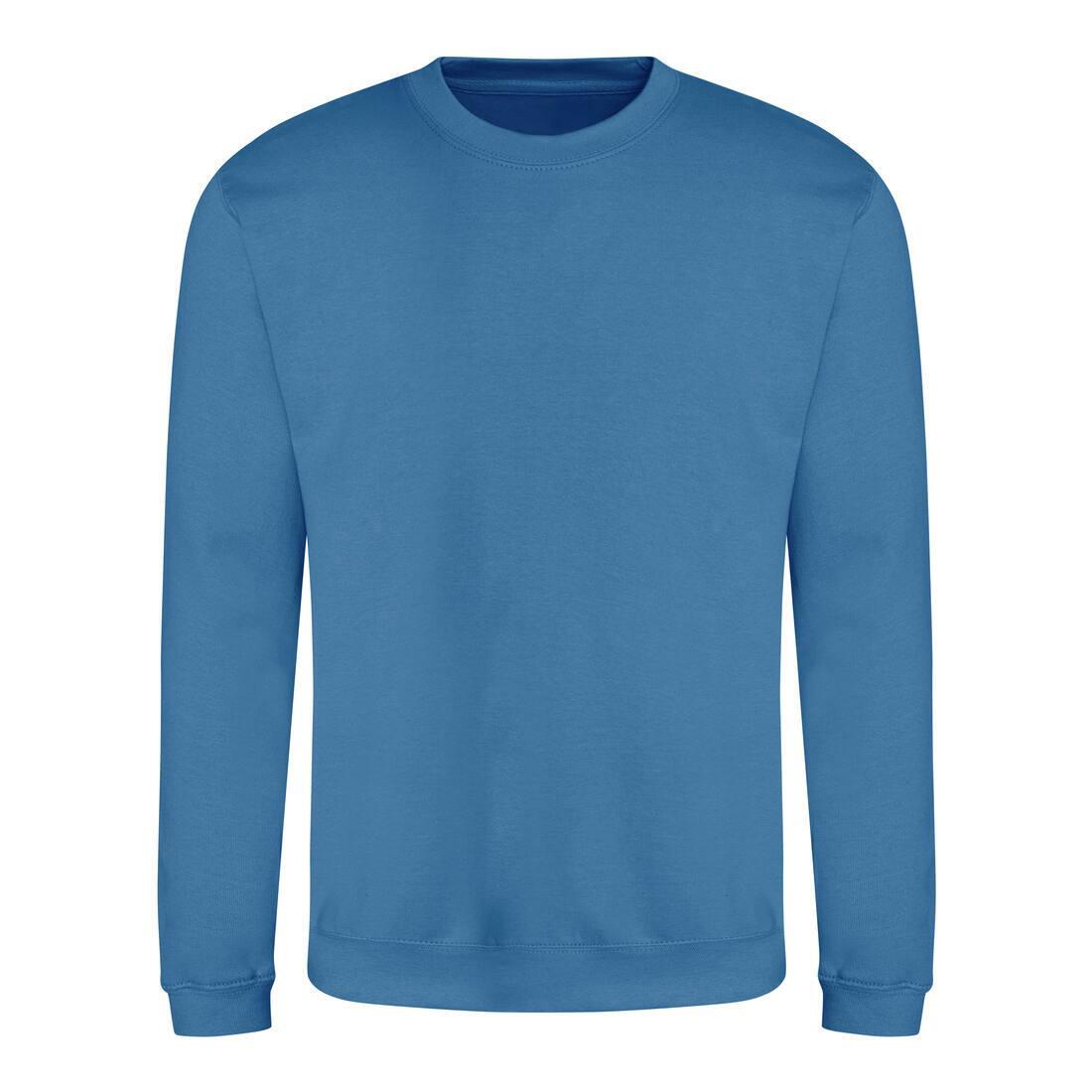 Sweater voor heren sapphire blue Just Hoods te personaliseren