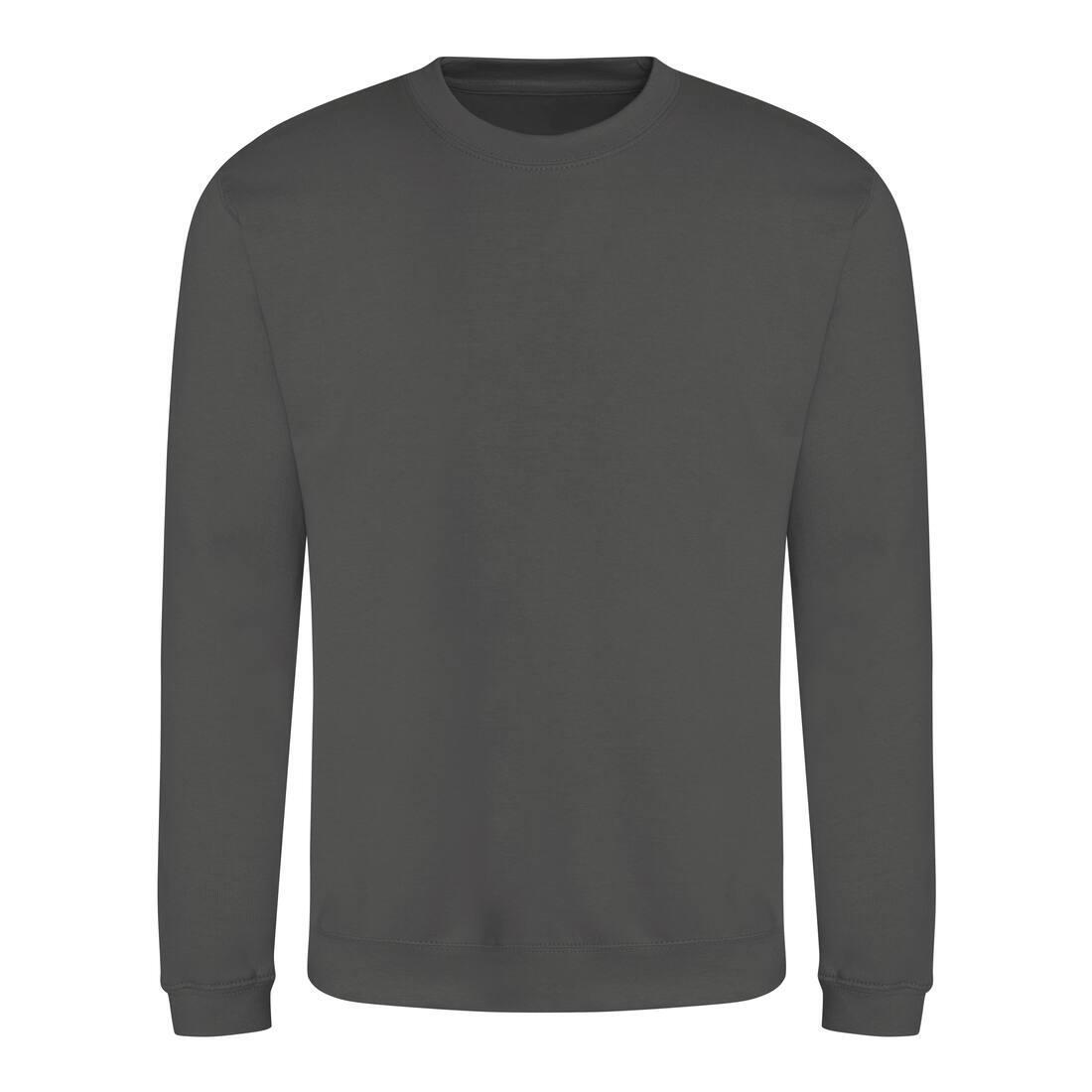 Sweater voor heren steel grey Just Hoods te personaliseren