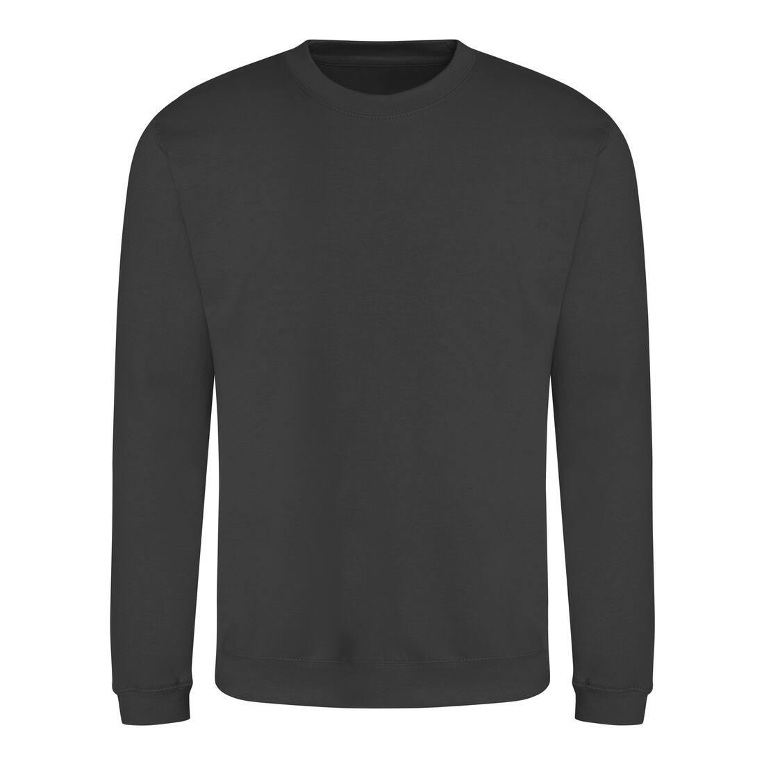 Sweater voor heren storm grey Just Hoods te personaliseren