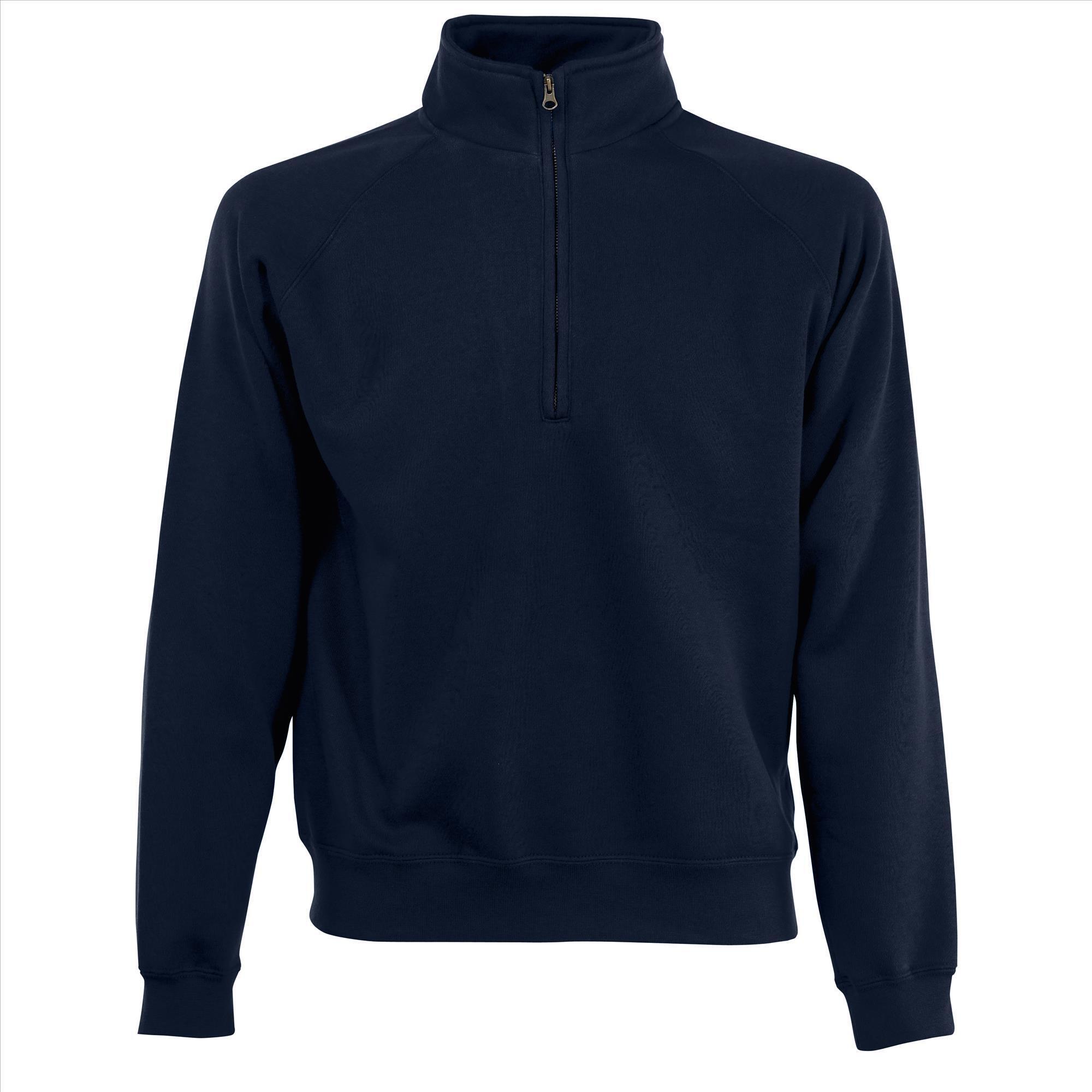 Sweater voor mannen diep Marine blauw zijn te bedrukken met eigen ontwerp logo tekst