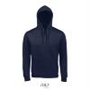 Sweater voor mannen donkerblauw met capuchon