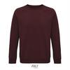 Sweatshirt heren bordeaux Rondehals