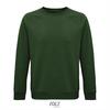 Sweatshirt heren flessengroen Rondehals