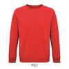Sweatshirt heren rood Rondehals