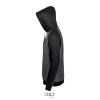 foto 3 Sweatshirt houtskool grijs melange me zwart voor mannen Tweekleurig 