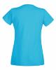 foto 2 T-shirt azuur blauw voor dames te bedrukken te personaliseren