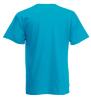 foto 2 T-shirt azuur blauw voor hem te bedrukken te personaliseren