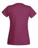 foto 2 T-shirt bordeaux voor dames te bedrukken te personaliseren