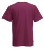 foto 2 T-shirt bordeaux voor hem te bedrukken te personaliseren