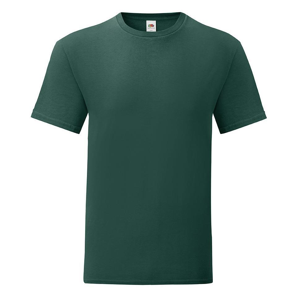 T-shirt bos groen ronde hals voor mannen perfect om te bedrukken personaliseren
