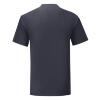 foto 2 T-shirt diep Marine blauw ronde hals voor mannen perfect om te bedrukken personaliseren