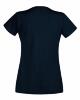 foto 2 T-shirt diep Marine blauw voor dames te bedrukken te personaliseren