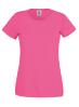 T-shirt fuchsia voor dames te bedrukken te personaliseren