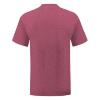 foto 2 T-shirt heather burgundy ronde hals voor mannen perfect om te bedrukken personaliseren