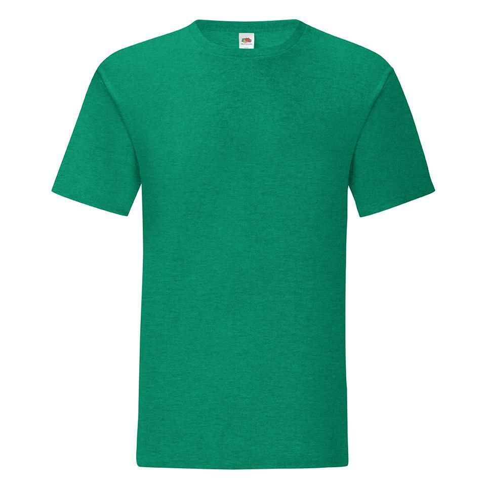 T-shirt heide groen ronde hals voor mannen perfect om te bedrukken personaliseren