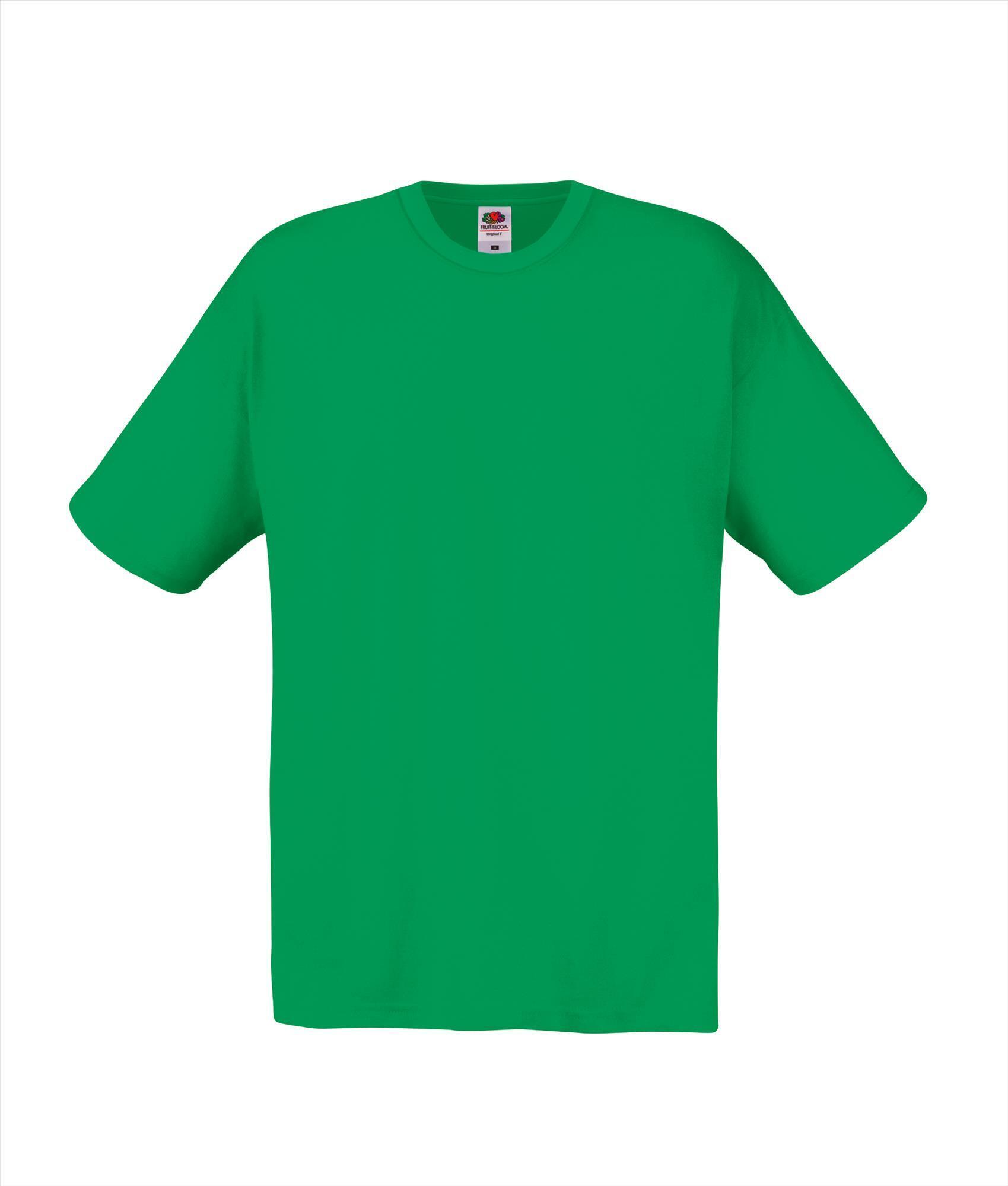 T-shirt kermitgroen voor hem te bedrukken te personaliseren