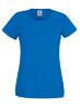 T-shirt royal blauw voor dames te bedrukken te personaliseren