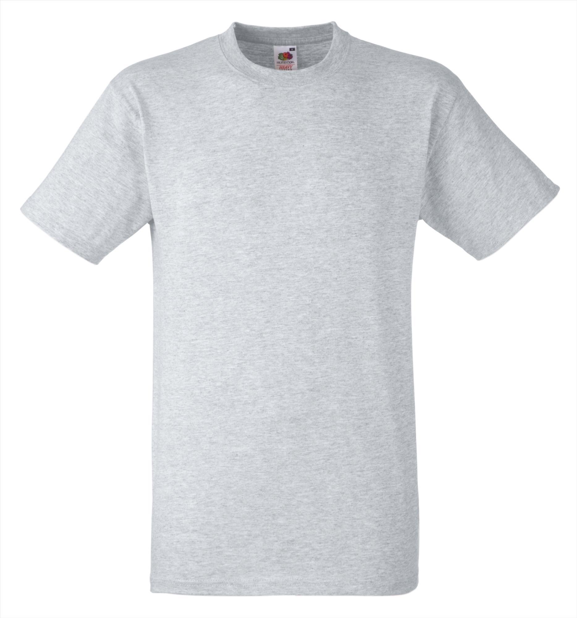 T-shirt unisex heide grijs lekker dik personaliseren je eigen opdruk prima werk T-shirt