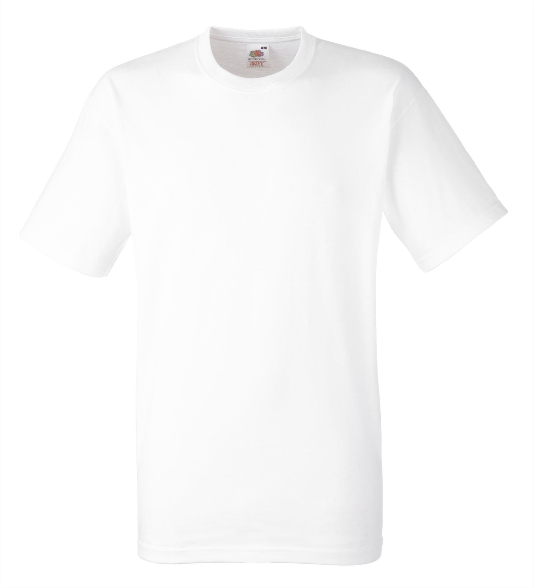 T-shirt unisex wit lekker dik personaliseren je eigen opdruk prima werk T-shirt