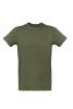 T-shirt urban khaki te personaliseren korte mouw Organisch