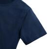 foto 5 T-shirt voor hem donkerblauw te personaliseren te bedrukken biologisch katoen 