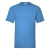 T-shirt voor mannen azuur blauw personaliseren T-shirt bedrukken