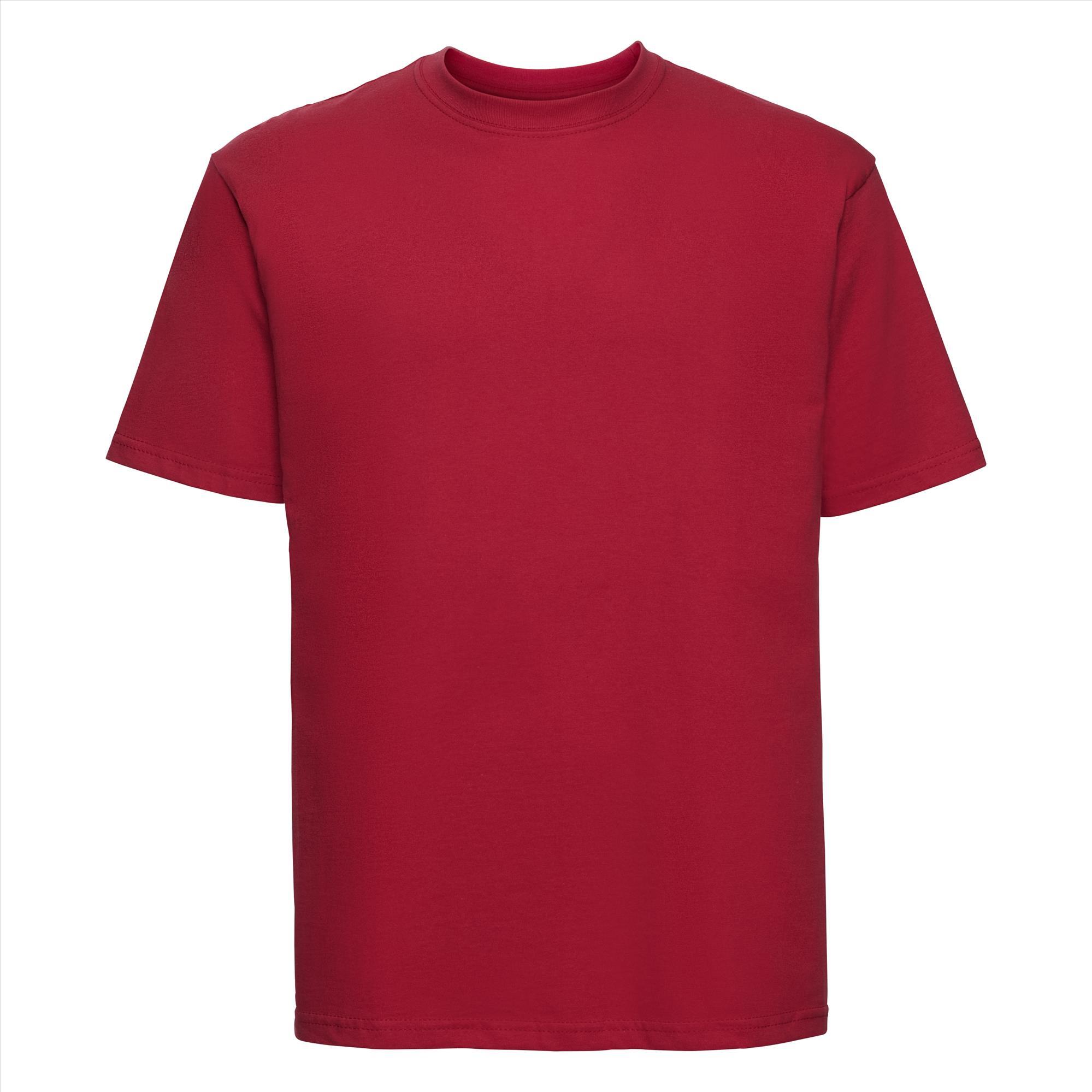 T-shirt voor mannen classic red te personaliseren te bedrukken