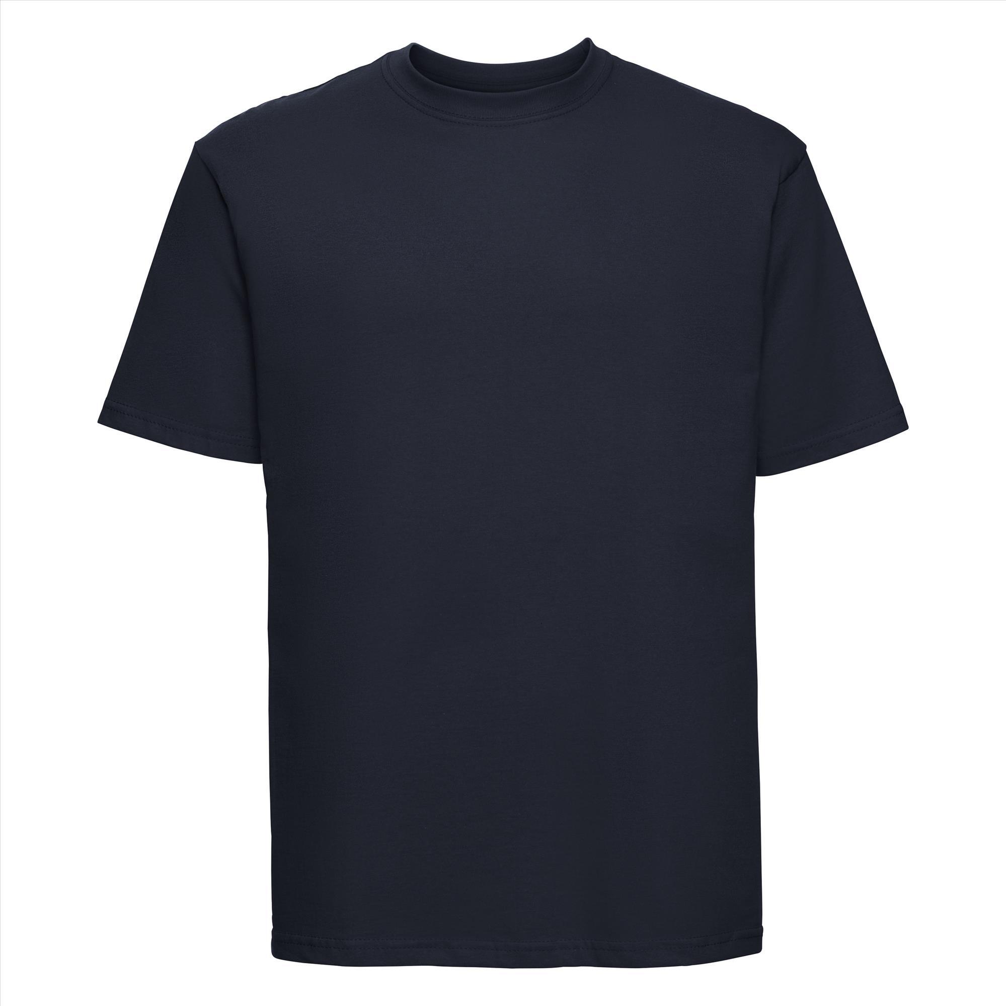 T-shirt voor mannen donkerblauw te personaliseren te bedrukken