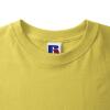 foto 4 T-shirt voor mannen geel te personaliseren te bedrukken 