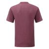 foto 2 T-shirt voor mannen heather burgundy personaliseren T-shirt bedrukken