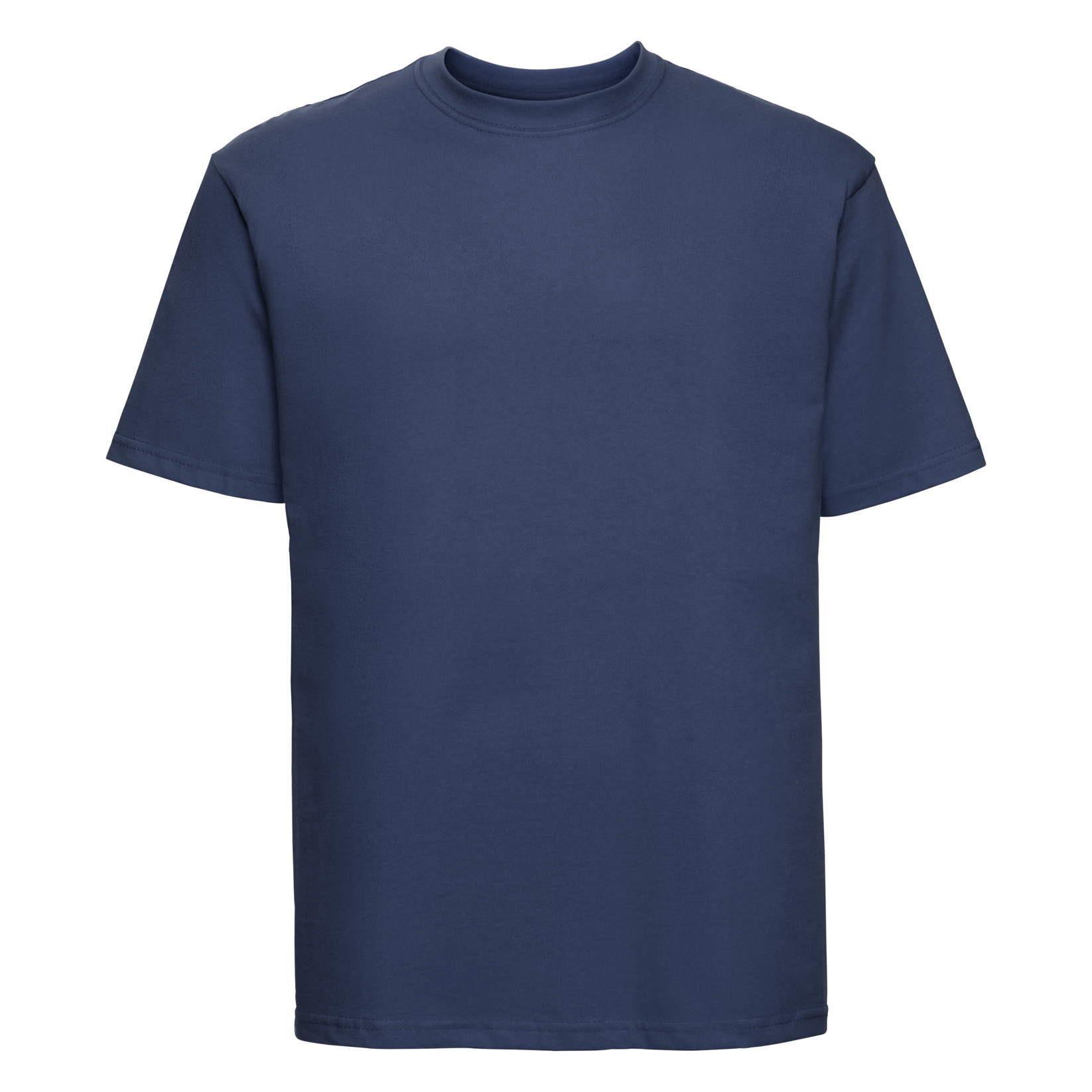 T-shirt voor mannen indigoblauw te personaliseren te bedrukken