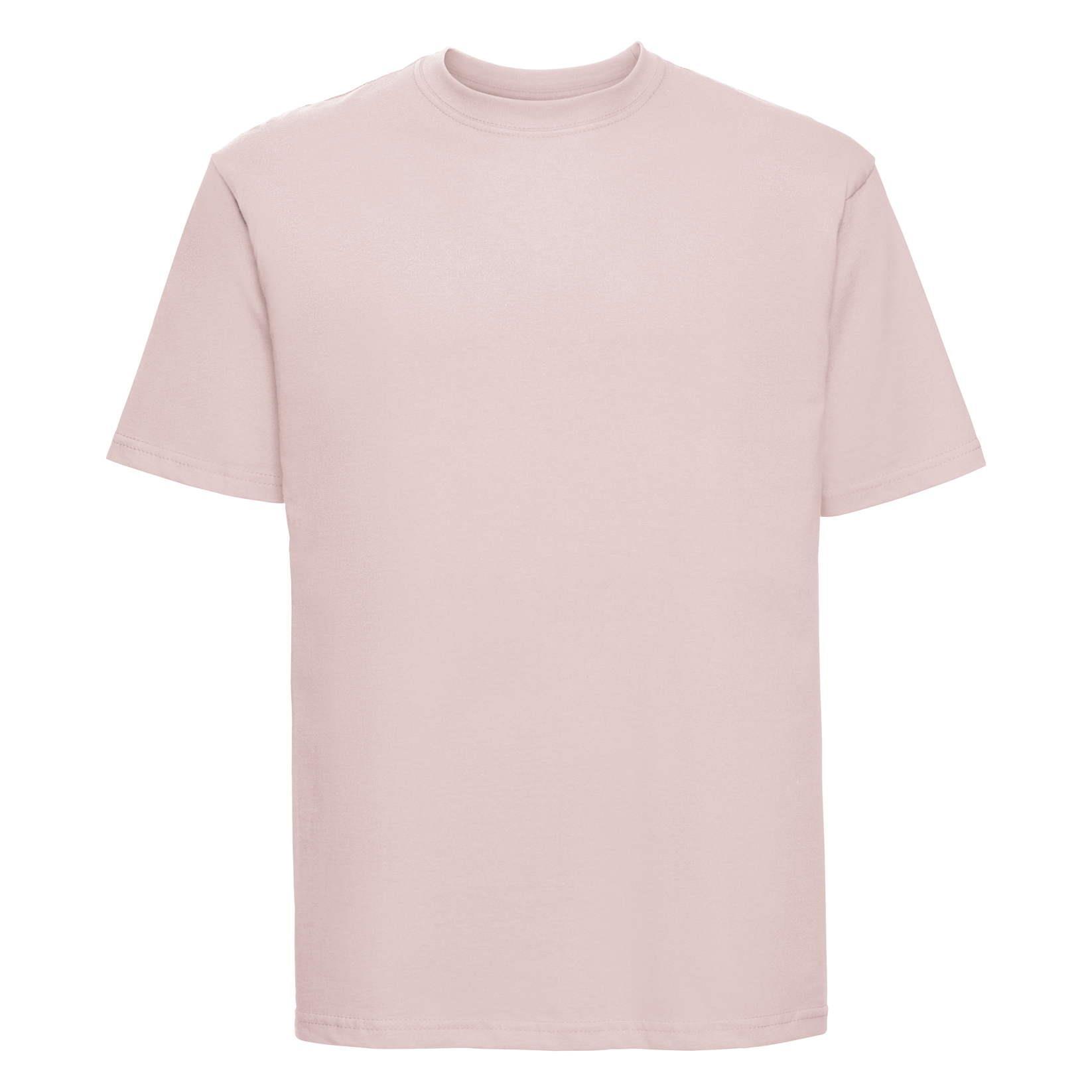 T-shirt voor mannen lichtroze te personaliseren te bedrukken