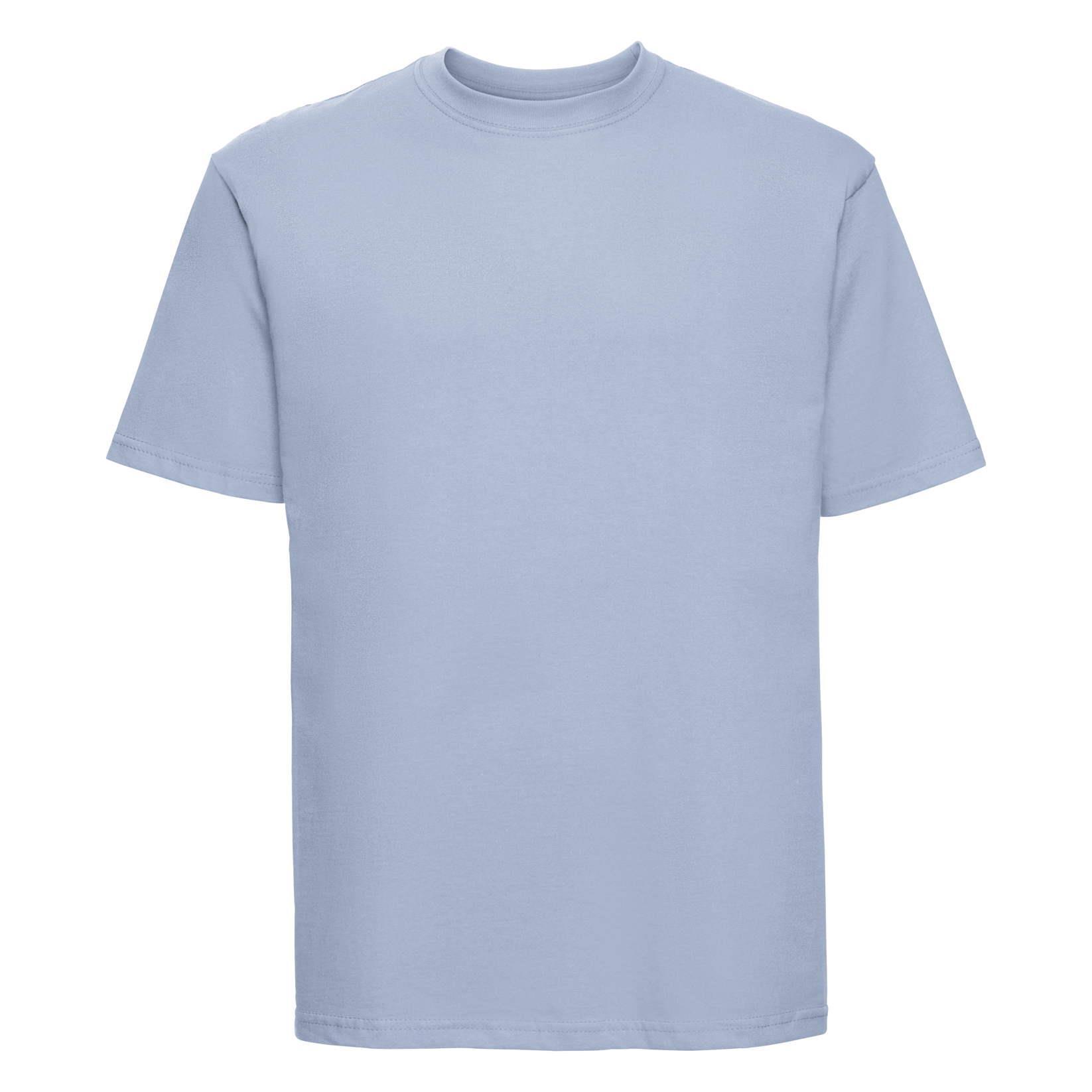 T-shirt voor mannen mineraalblauw te personaliseren te bedrukken
